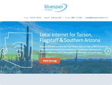 Tablet Screenshot of bluespanwireless.com